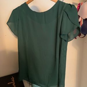 super cute green top